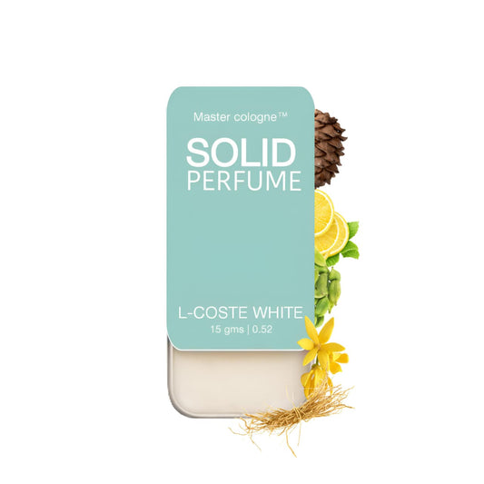 Master L-C0ste white L.12 12 Cologne Solid Perfume Men (inspired Version)