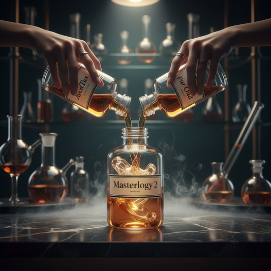 Masterlogy No.2 (Aventus + PUR oud = Adventure)