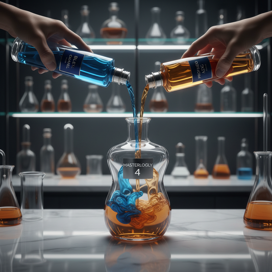 Masterlogy No.4 (Bleu de chanel + Aqua di gio Profumo = Bleu de Profumo)